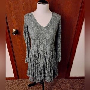 Blue Lace Dress